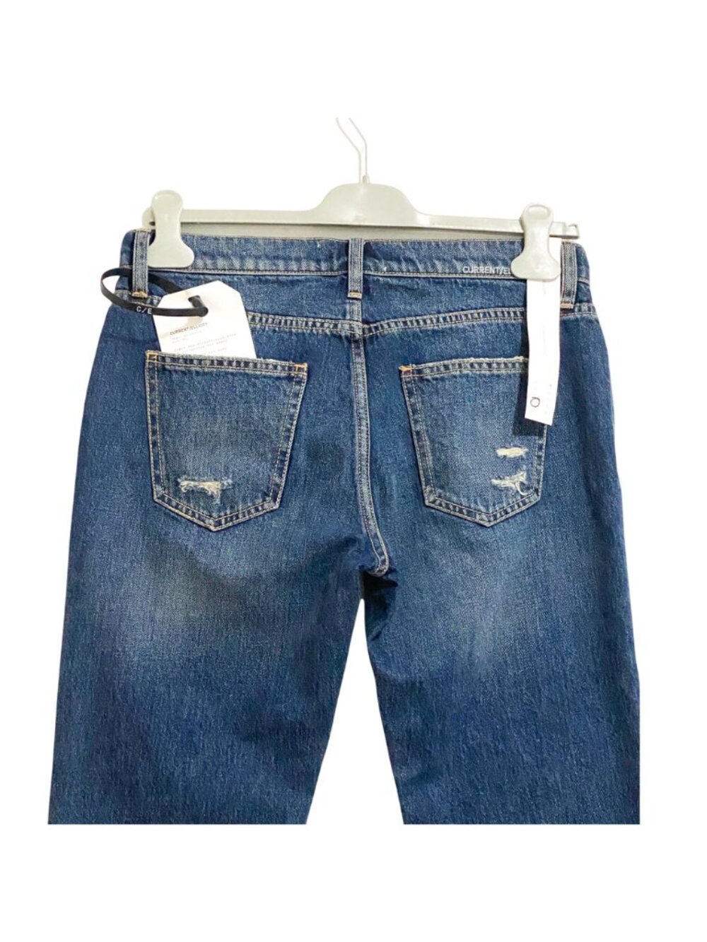 Current/Elliott The Repaired Fling Distressed Crop Jeans size 26, New with Tag - Picture 10 of 16